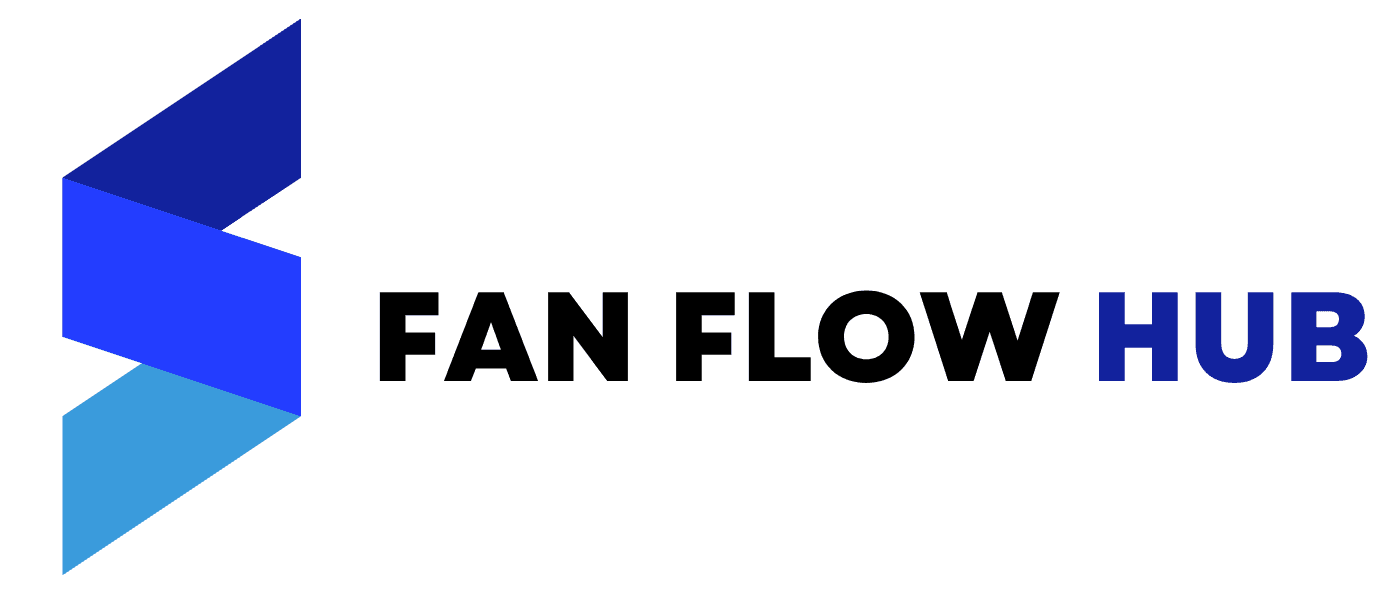 FanFlowHub Header Text Logo